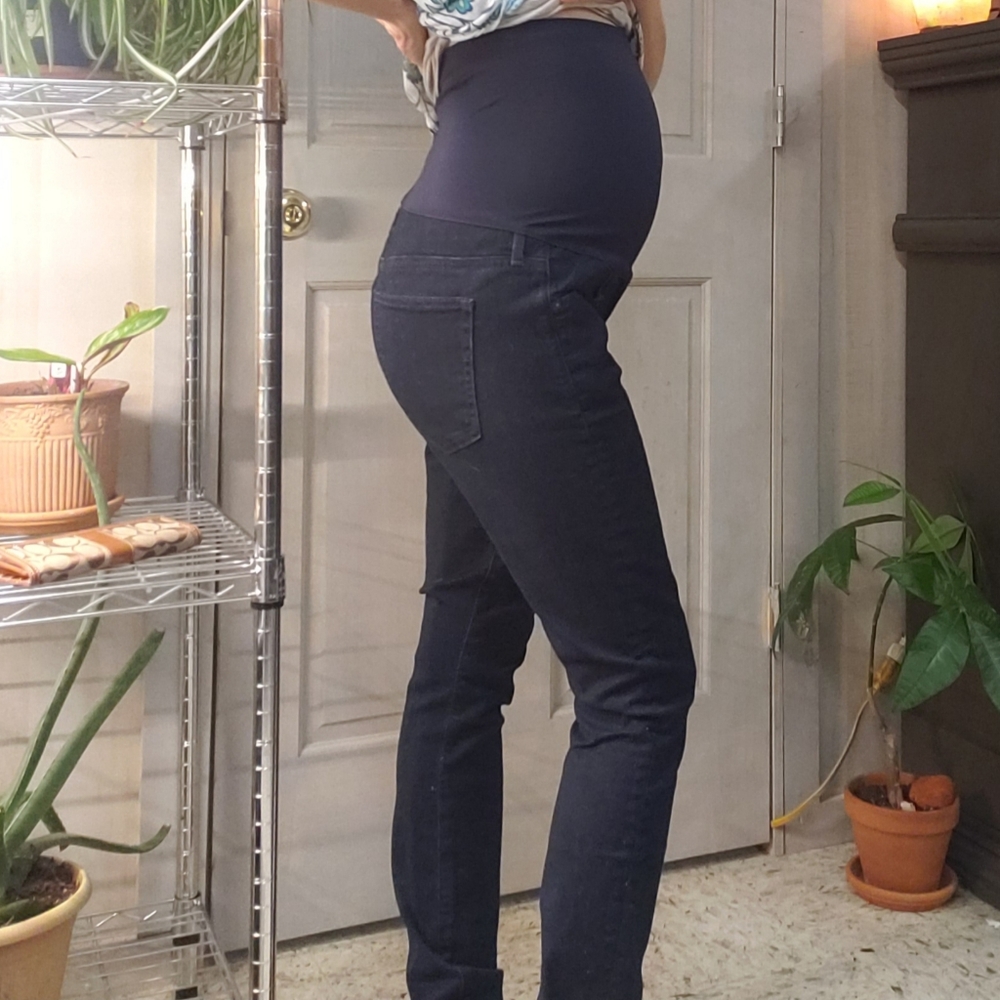 Gap Maternity Size 2 Full Belly Panel Skinny Jeans